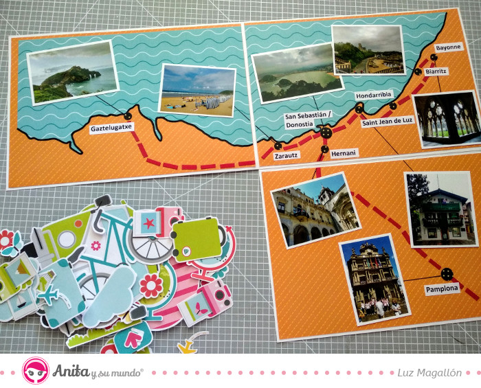 album con mapa
