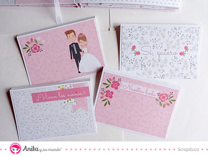 como hacer cascadas scrap con tarjetas